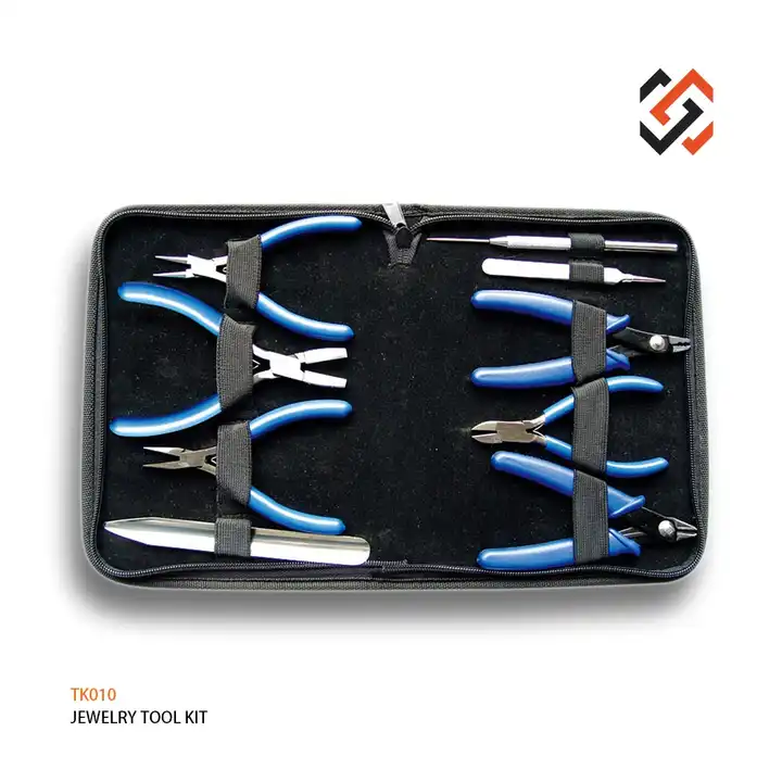 TK010 9pcs Jewelry Pliers Kit