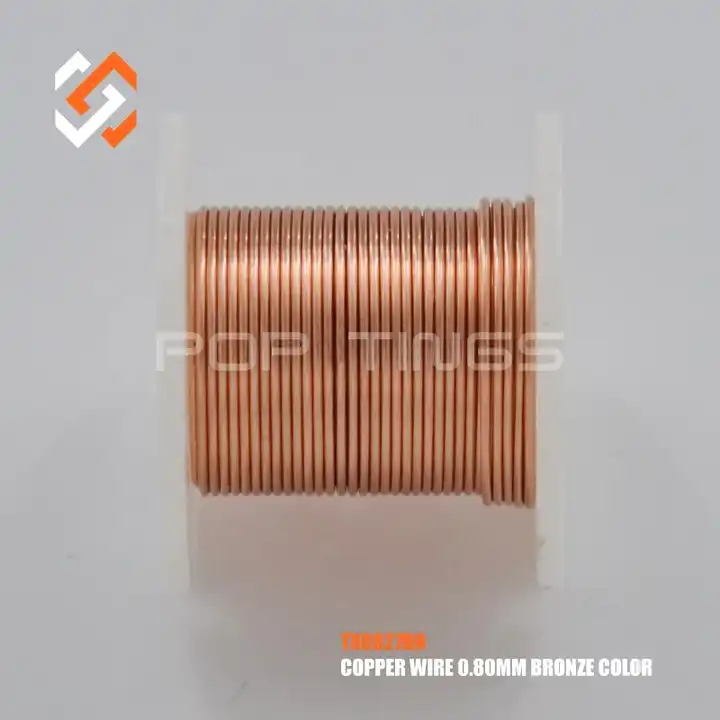 TX0827BN 0.8mm coffee Beading Wire