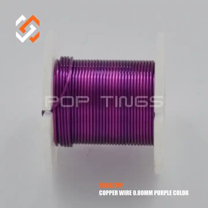 TX0827PP 0.8mm purple Craft Wire