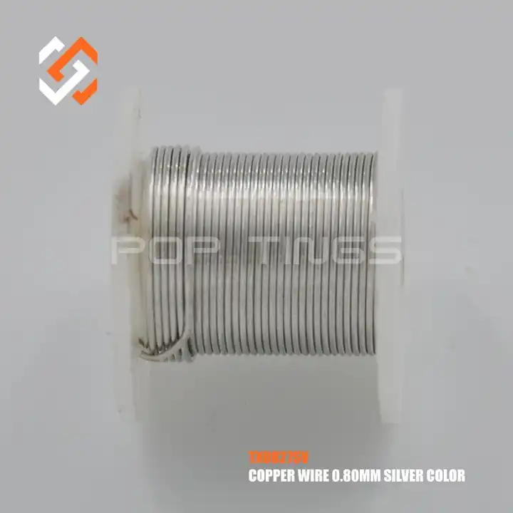 TX0827SV 0.8mm Silver Plated Copper Wire