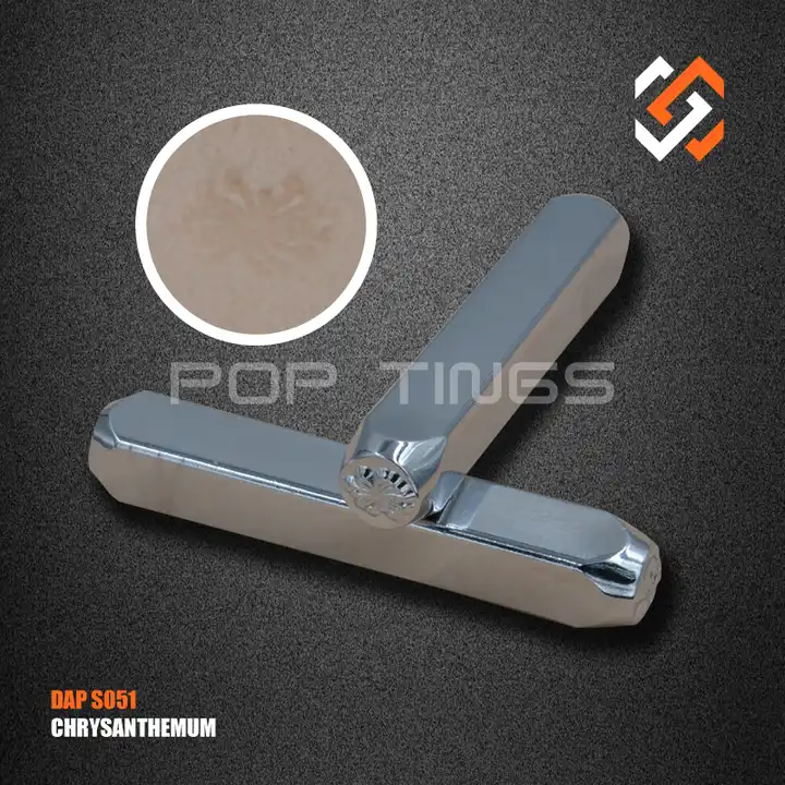 S051 Chrysanthemum Design Metal Punch