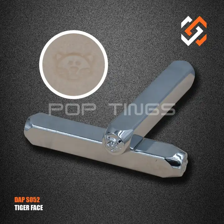 S052 Tiger Face Design Metal Punch
