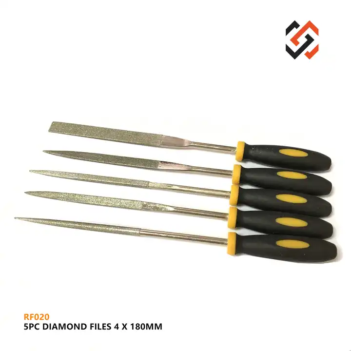 RF020 5pcsset Diamond Needle Files