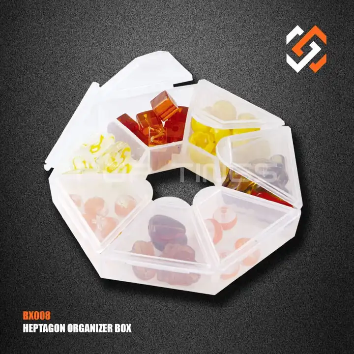 BX008 Bead Compartment Storage Box