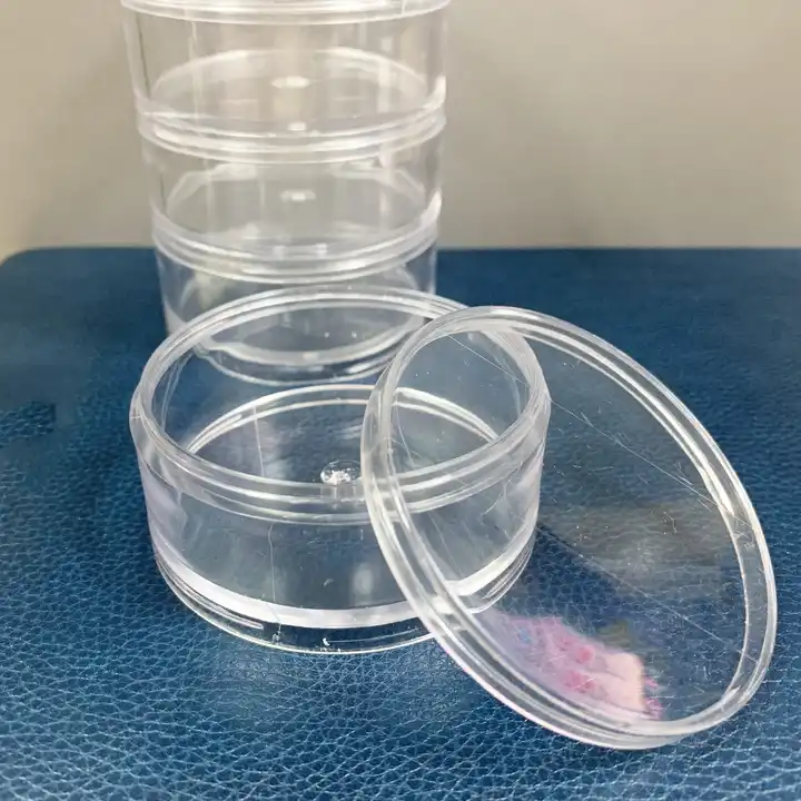 BX026 Acrylic Clear container Plastic Empty Jar